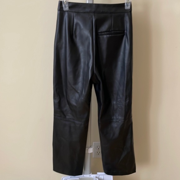 TOTEME black leather Novara pant trousers, size XS - Picture 6 of 12